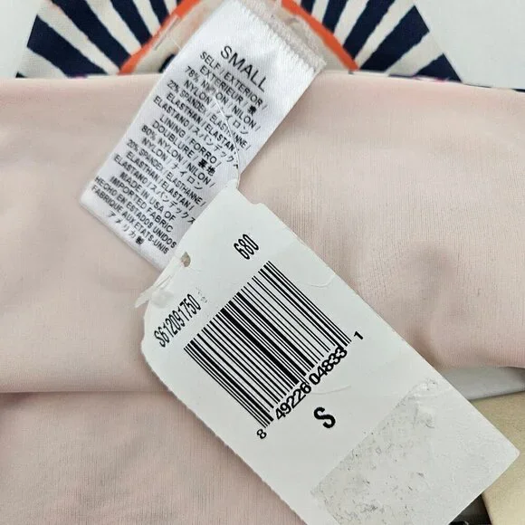 New Mara Hoffman Ruched Side Bikini Bottoms Womens S Blue Low Rise Peacock - Picture 4 of 4